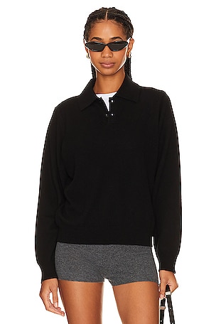 Long Sleeve Cashmere Polo BEVERLY HILLS x REVOLVE