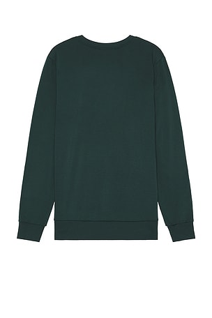 Beyond Yoga Always Beyond Pullover Crew in Dark Green