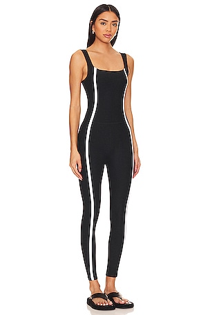 Beyond Yoga Spacedye New Moves Midi Jumpsuit in Black