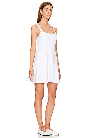 Beyond Yoga Spacedye Garden Party Dress in White