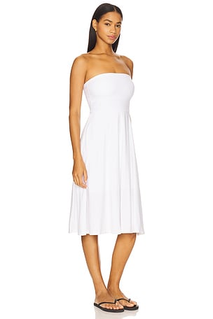 Beyond Yoga Featherweight Strapless Dress in White