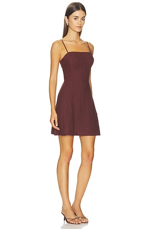 Beyond Yoga Softwash Linen Seaside Mini Dress in Brown