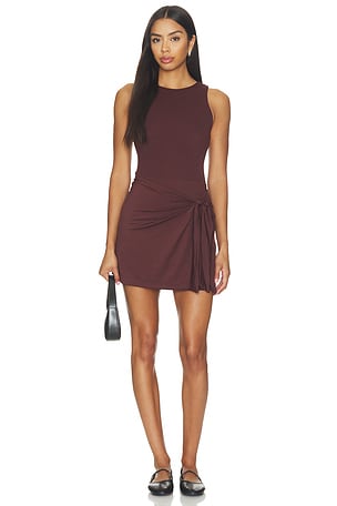 Serene Jersey Flex Wrap Mini Dress Beyond Yoga