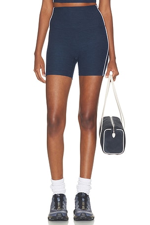 Beyond Yoga Spacedye Streamline 5 Short in Navy