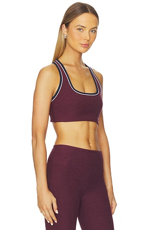 Beyond Yoga Spacedye Ready Sports Bra in Burgundy