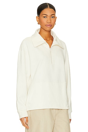 Beyond Yoga Trek Pullover Sweatshirt in Ivory