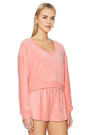 Beyond Yoga Tropez Pullover in Blush