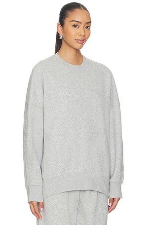 Beyond Yoga Luxefleece Oversized Sweatshirt in Grey