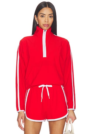 The Course Contrast Half Zip Pullover Beyond Yoga