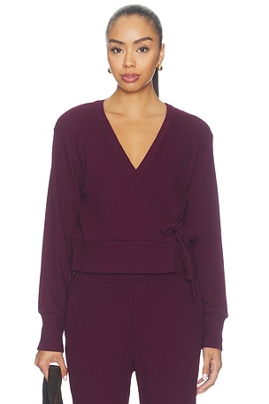 Rest Day Waffle Wrap Pullover Beyond Yoga