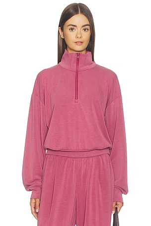 Cruiser Half Zip Cropped Pullover Beyond Yoga
