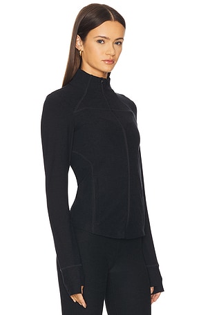 Beyond Yoga Spacedye Trails Active Jacket in Black