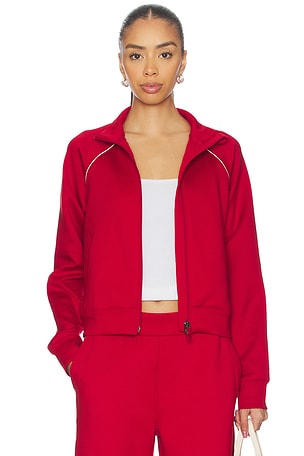 Piped Zip Front Jacket Beyond Yoga