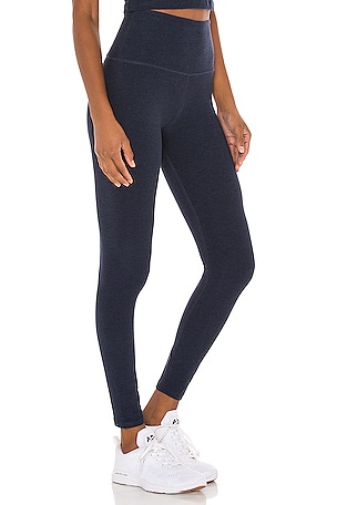 Beyond Yoga Spacedye Caught In The Midi High Waisted Legging in Navy