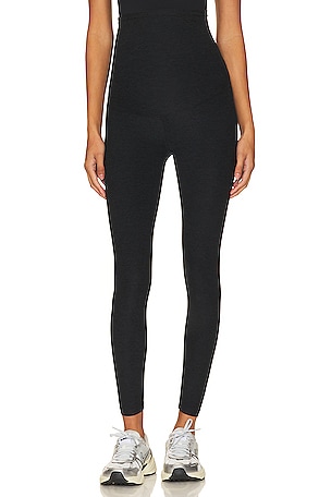 Beyond Yoga Spacedye Love The Bump Maternity Midi Legging in Black