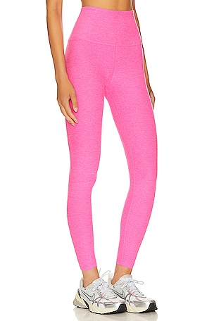 Beyond Yoga Spacedye Caught In The Midi High Waisted Legging in Pink