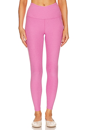 YEAR OF OURS Ribbed High Legging in Hot Pink
