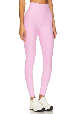 Beyond Yoga Spacedye Caught in The Midi High Waisted Legging in Pink