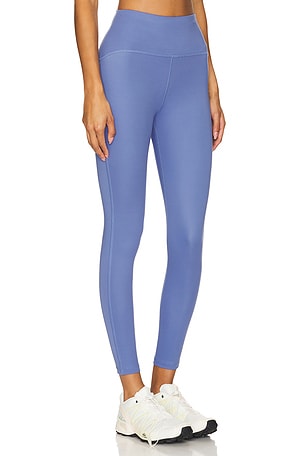 Beyond Yoga Powerbeyond Strive High Waisted Midi Legging in Blue