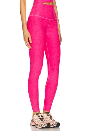 Beyond Yoga Spacedye Caught in The Midi High Waisted Legging in Pink
