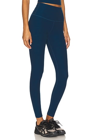 Beyond Yoga Spacedye Caught in The Midi High Waisted Legging in Blue