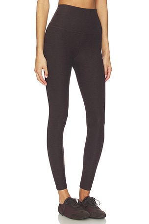 Beyond Yoga Spacedye Caught in The Midi High Waisted Legging in Chocolate. Size XS. Also