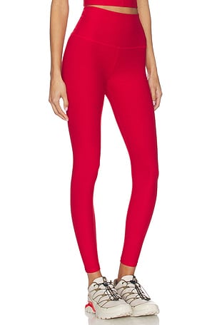 Beyond Yoga Spacedye Caught in The Midi High Waisted Legging in Red