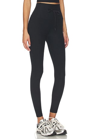 Beyond Yoga Spacedye Go Pocket Midi Legging in Black