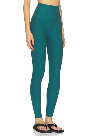 Beyond Yoga Spacedye Caught in The Midi High Waisted Legging in Teal. Size L. Also