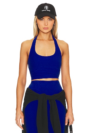 Spacedye Well Rounded Cropped Halter TankBeyond Yoga$70
