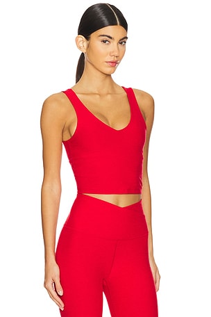 Beyond Yoga Spacedye Good Day Cropped Tank Top in Red