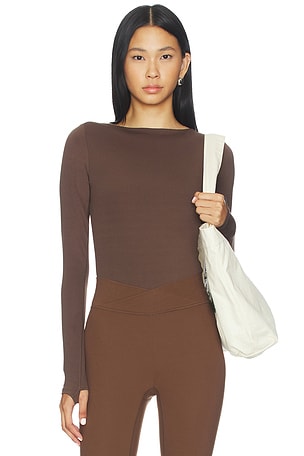 Serene Boatneck Bodysuit Beyond Yoga