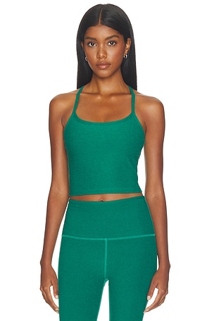 Spacedye Slim Racerback Cropped Tank Top Beyond Yoga