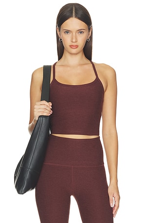 Spacedye Slim Racerback Cropped Tank Top Beyond Yoga