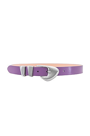 BY FAR | Moore Purple Haze Semi Patent Leather Belt By Far Moore Semi Patent Leather Belt | Saks Fifth Avenue main image 4