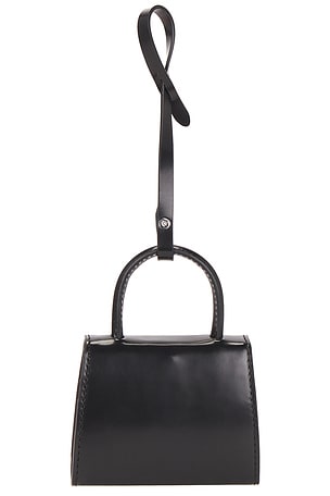 BY FAR Mini Mini Card Holder in Black