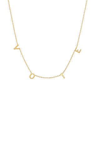 X When We All Vote Necklace BYCHARI