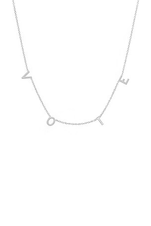 X When We All Vote Necklace BYCHARI