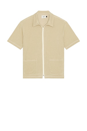 Sand Terry Full Zip Tour Shirt Bather