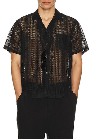 Gonzo Lace Camp Shirt Bather