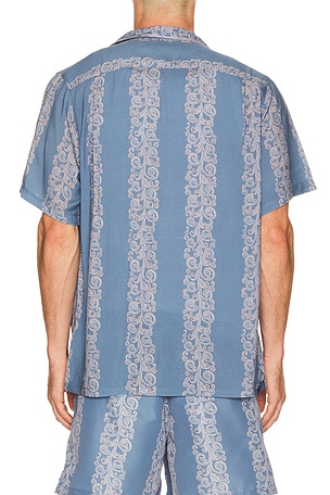 Bather Coral Fiesta Printed Camp Shirt in Coral Multi