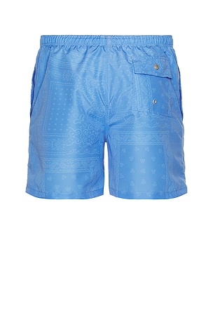 Bather Cornflower Tonal Bandana Swim Trunks