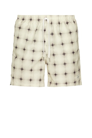 Ivory Digi Plaid Swim Trunks Bather