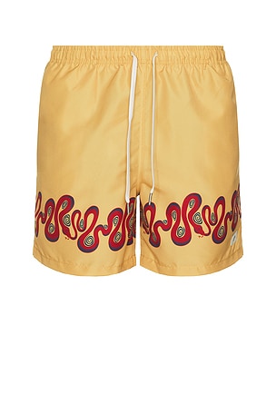 Ochre Dizzy Boa Swim Trunks Bather