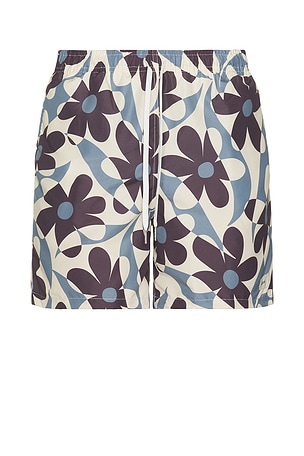 Pastel Daisy Trip Swim Trunks Bather
