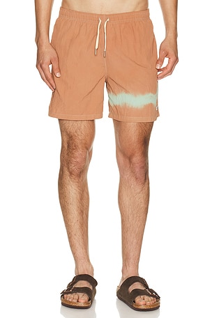 Madder Blue Overdyed Swim Trunks Bather