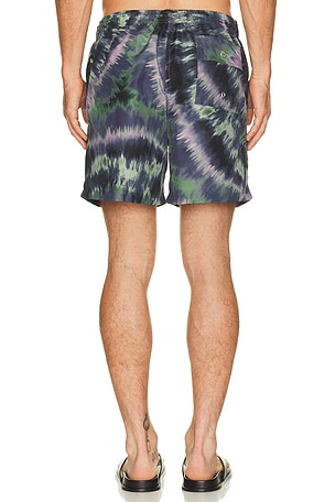 Bather Fig Swirl Swim Trunk en Violet