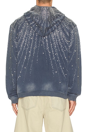 Birth Of Royal Child 20K Steller Diamond Hoodie in Blue. Size XL/1X. Also