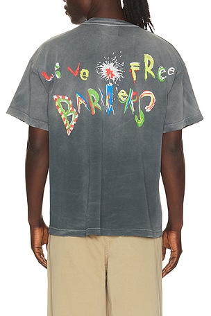 Barriers Worldwide Voodoo Tee in Charcoal
