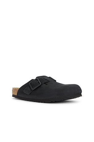 BIRKENSTOCK Boston Wire Buckle in Black